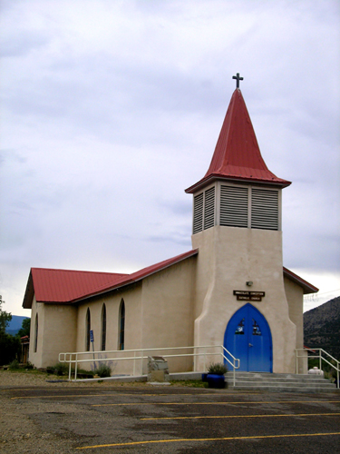 Catholic Church in Cimarron, New Mexico Today
