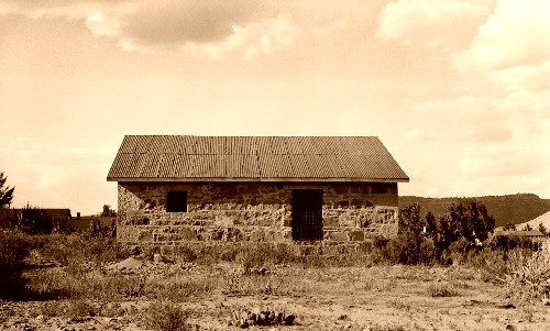 Stone Jail, Cimarron, New Mexico, 1954