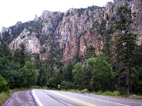 Cimarron Palisades in Cimarron Canyon