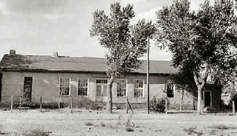 Old Cimarron, New Mexico Courthouse, 1936