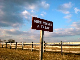 Burma shave sign