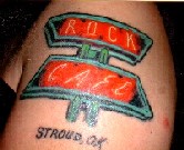 Ron Tattoo, April, 2005