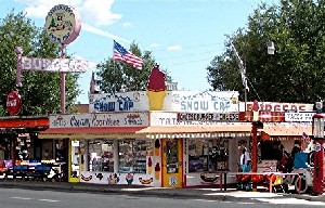 The Snow Cap Drive-In in Seligman, Arizona