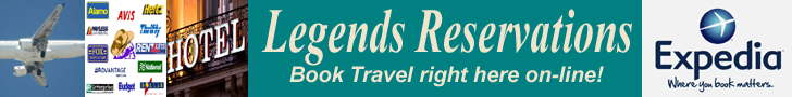 Make your travel arrangements with Legends of America!