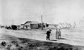 Julesburg, Colorado about 1867