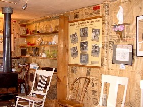 Baby Doe's Cabin Inside