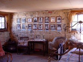 Inside the Matchless Mine Cabin today