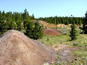 Tailings at the Matchless Mine