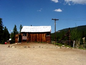 Baby Doe's Cabin at the Matchless Mine