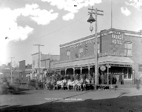 The Palace Hotel in Cripple Creek, Colorado, 1894