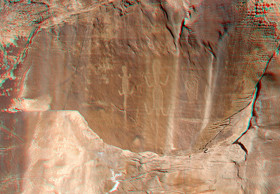 Petroglyphs at Dinosaur Park