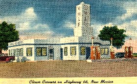 Vintage Cline�s Corners postcard