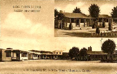 Log Cabin Lodge in Gallup, New Mexico