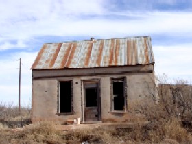 Ghost House in Montoya, New Mexico