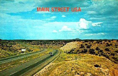 Main Street USA between Santa Rosa and Tucumcari, New Mexico