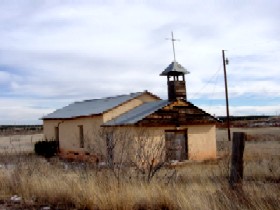Old Church in Newkirk, New Mexico