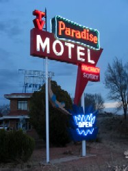 Paradise Motel in Tucumcari, New Mexico
