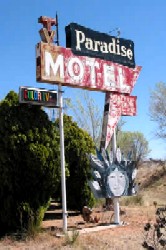 Paradise Motel in Tucumcari, New Mexico