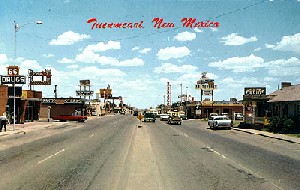 Route 66 through Tumcari, New Mexico