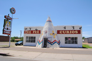 Tee Pee Curios is a Route 66 icon in Tucumcari
