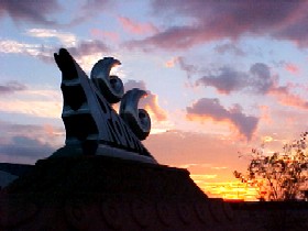 Route 66 Monument in Tucumcari, New mexico