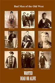 Bad Men of the Old West Poster