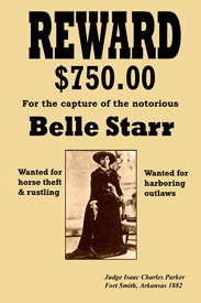 Belle Starr Wanted Poster