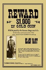 Black Bart Wanted Poster