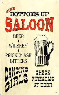 Saloon Style Nostalgic Tin Signs