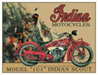 Indian Scout Tin Sign