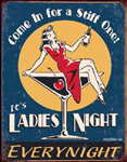 Ladies Night Tin Sign