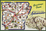 Arkansas Greetings Postcard