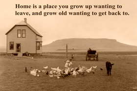 Home is a place poster 