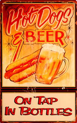 Saloon Style Nostalgic Tin Signs