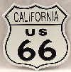 Route 66 California Tin Sign