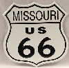 Route 66 Missouri Tin Sign