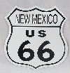 Route 66 New Mexico Tin Sign