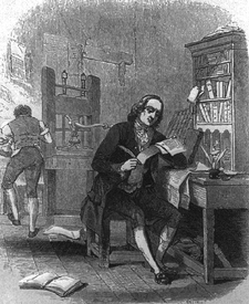 Benjamin Franklin, printer