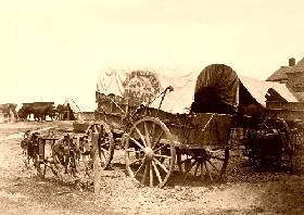 A Civil War Wagon in 1865