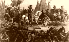 Hernando De Soto discovers the Mississippi