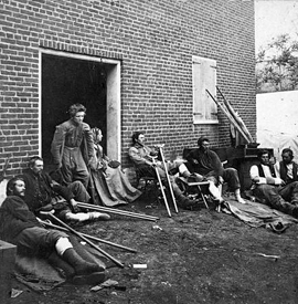 Civil War Hospital in Fredericksburg, Virginia