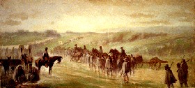 Marching through the rain