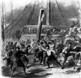 A battle at sea