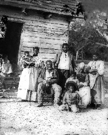 Slave family in South Carolina, 1862