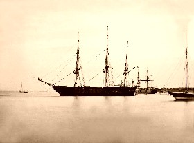 U.S.S. Sabine in 1864
