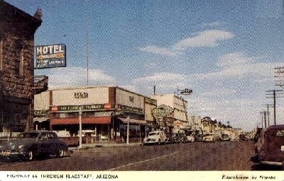 Route 66 in Flagstaff, Arizona