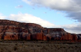 Cliffs at the Arizona/New Mexico Border