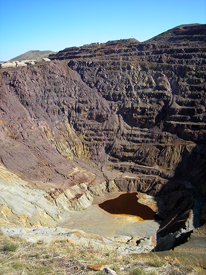 Lavender Pit Mine in Bisbee, Arizona