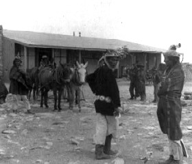 Canyon Diablo Navajo Trading Post in 1903