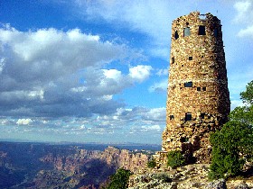 Desert View Watchtower at the Grand Canyon
